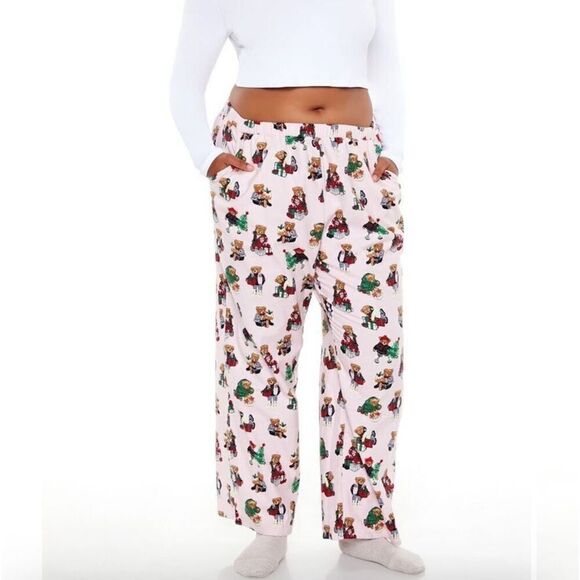 Forever 21 Plus Size Teddy Bear Pajama Pants - Picture 1 of 6
